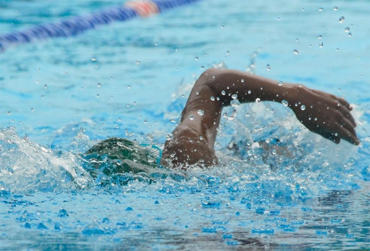 Anaerobic swimming training is high intensity and short time swimming training to increase explosive power and speed