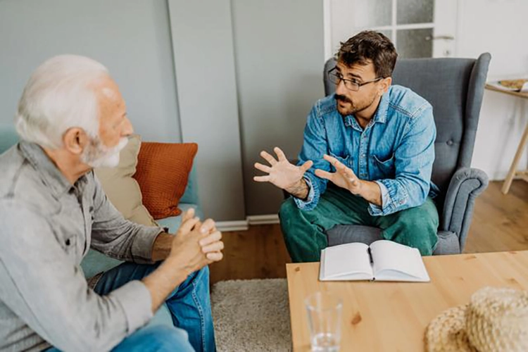 Elderly people consult mental health issues on World Health Day