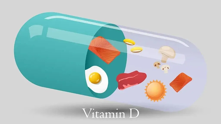 Expresses which foods can be obtained from vitamin D.