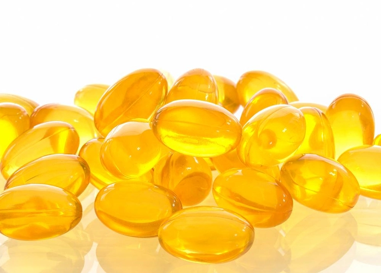 Many fish oils are stacked together.