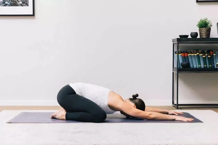 yin yoga training movement four: hero forward bend