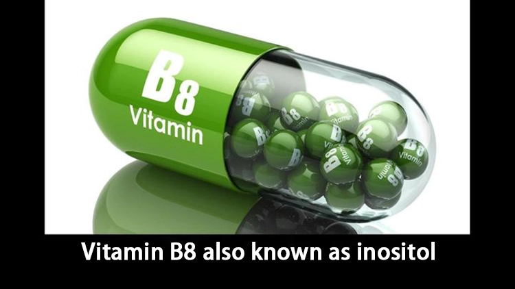 Vitamin B8 is also known as inositol.